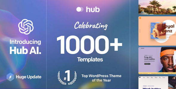 Hub - адаптивная многоцелевая тема WordPress