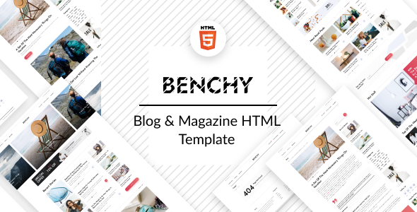 Benchy – HTML5 шаблон для блога и журнала