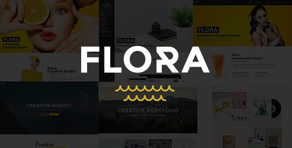 Flora — адаптивная креативная тема WordPress