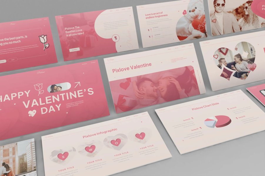 Презентация Love & Valentine Themes — создайте незабываемое впечатление