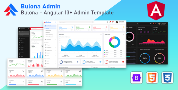 Bulona - Angular шаблон администратора