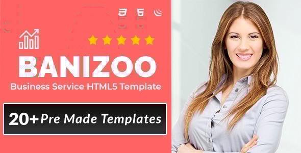 Banizoo – HTML5 шаблон для бизнес-сервисов