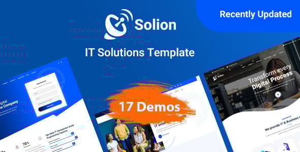 Solion – IT решения и услуги, современный HTML5 шаблон