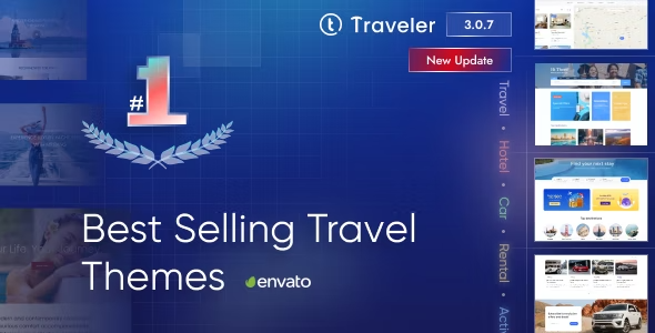 Traveler — тема WordPress для бронирования путешествий