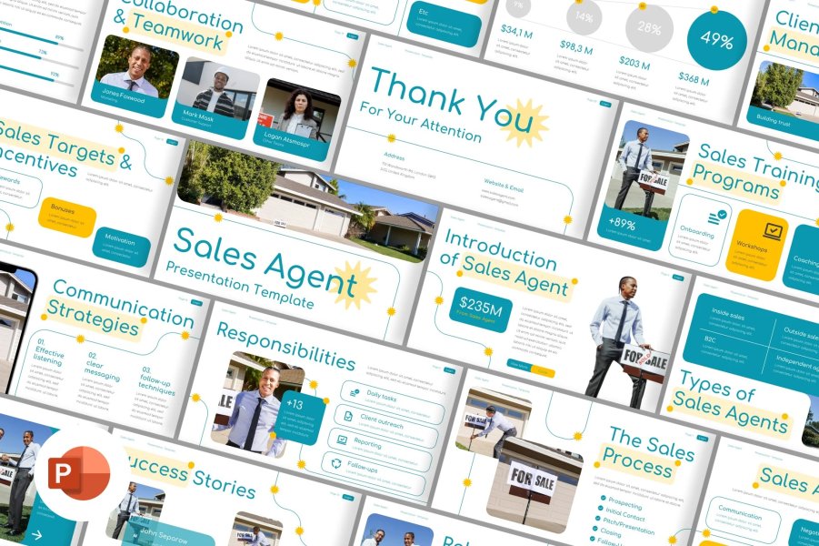 Шаблон презентации торгового агента