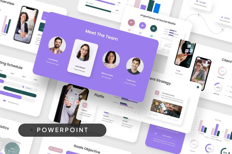 Social Media Proposal — шаблон презентации для эффективных предложений в социальных медиа