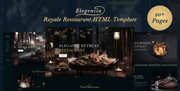Elegencia – HTML5-шаблон для ресторанов, отелей и курортов