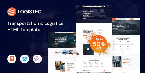 Logistec – HTML5-шаблон для транспортной и логистической компании