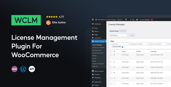 WooCommerce License Manager — управляем лицензиями