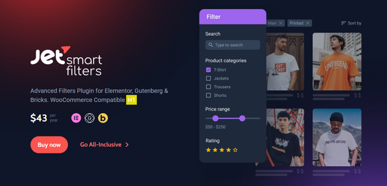Jet Smart Filters — плагин для расширенных фильтров в WordPress