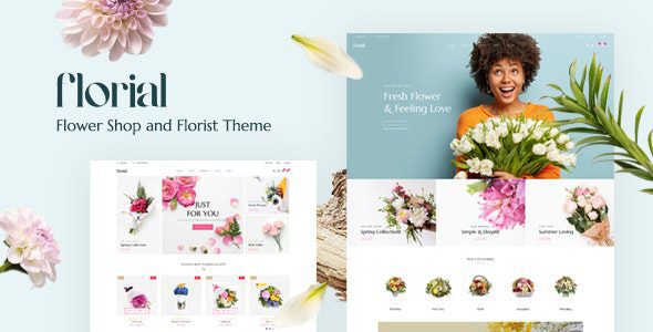 Florial – тема для интернет-магазина цветов на WooCommerce для WordPress