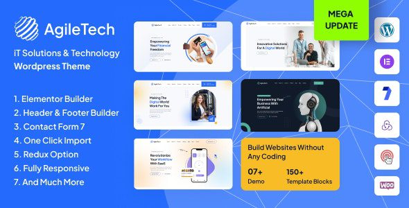 Agiletech – тема для IT-услуг и стартапов на WordPress