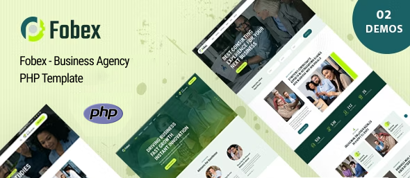 Fobex — многоцелевой PHP-шаблон для бизнес-агентств