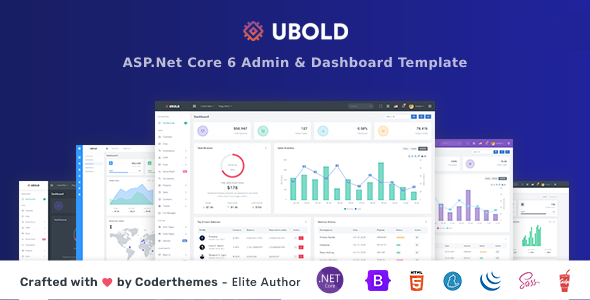 UBold — ультимативный стек для разработки интерфейсов на ASP.NET Core 6 и Bootstrap