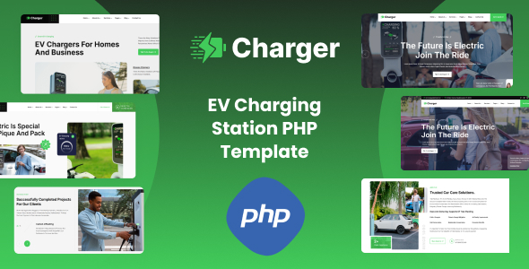 Charger — PHP-шаблон для станций зарядки электромобилей