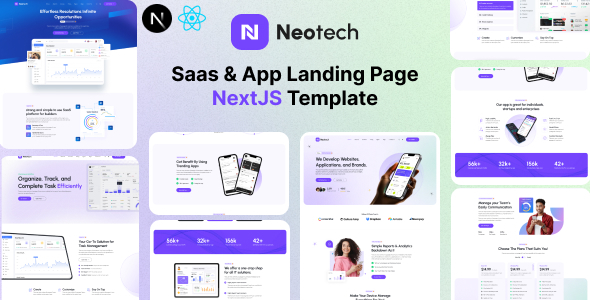 Niotech — NextJS-шаблон для SaaS и веб-приложений