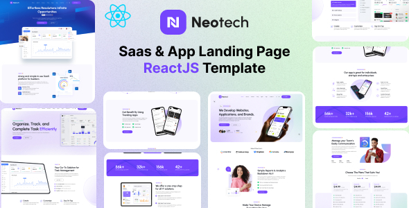 Шаблон Niotech на ReactJs: Быстрый старт для SaaS-проектов и IT-стартапов