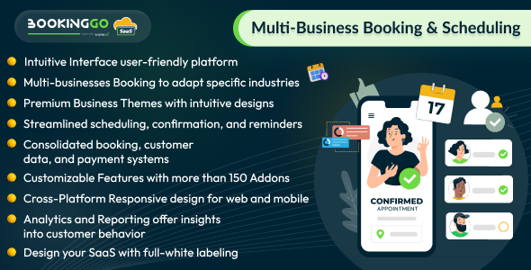 BookingGo SaaS — многофункциональный скрипт для записи и планирования встреч