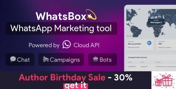 WhatsBox — WhatsApp маркетинг, массовая рассылка, чат, боты, SaaS