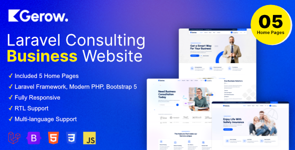 Gerow - бизнес-консалтинг Laravel скрипт