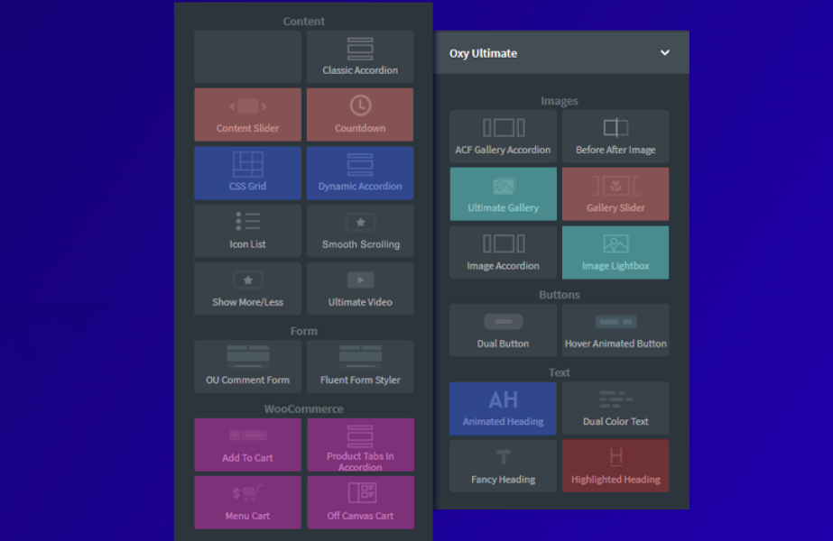 Oxy Ultimate — плагин для WordPress