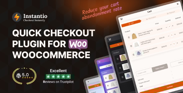 Instantio — плагин для быстрого оформления заказа в WooCommerce