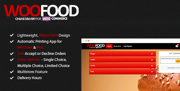 WooFood — WooCommerce плагин для онлайн заказов в ресторанах на WordPress