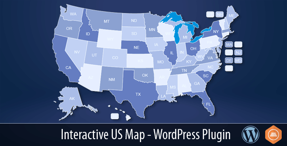 Interactive US Map – интерактивная карта США для WordPress