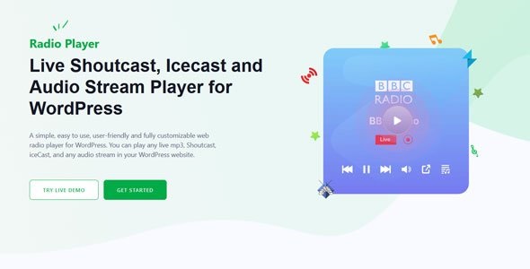 Radio Player PRO — продвинутый радиоплеер для WordPress