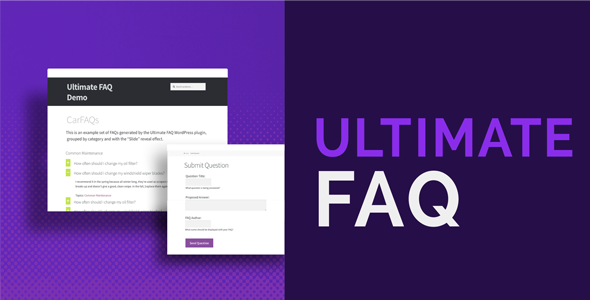 Ultimate FAQ — плагин для создания FAQ на WordPress