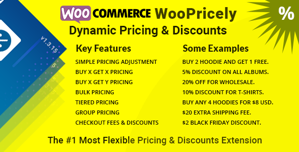 Dynamic Pricing & Discounts for WooCommerce — плагин для динамического ценообразования и скидок