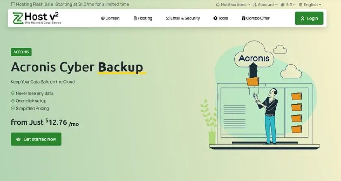 Zhost - Шаблон веб-хостинга HTML и WHMCS