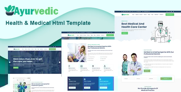 Ayurvedic — HTML-шаблон для медицинских сайтов