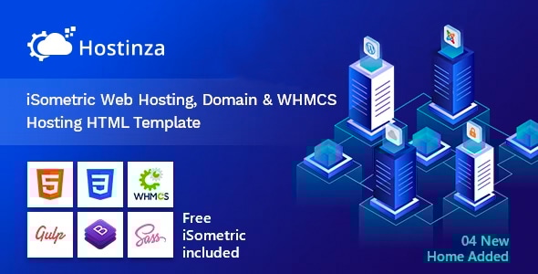 Hostinza — готовый HTML-фундамент для хостинг-бизнеса с поддержкой WHMCS