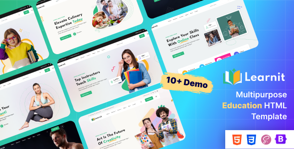 Learnit — HTML5-шаблон для образовательных платформ