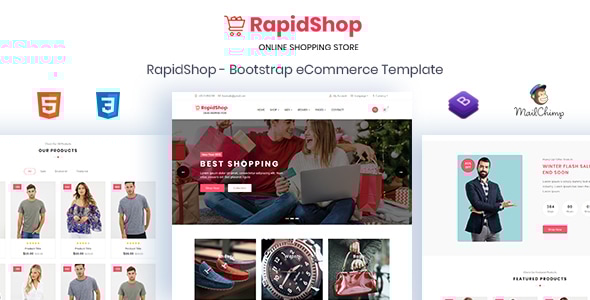 RapidShop — HTML-шаблон для масштабируемого онлайн-бизнеса