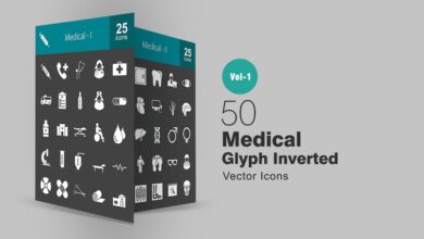50 svg ikonok medicinskoj tematiki